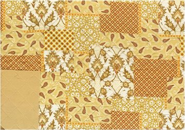 Quilt Paisley Yellow
